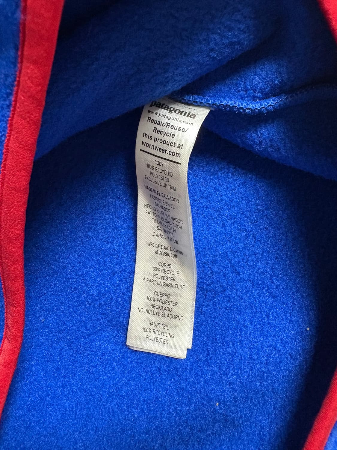 Patagonia 파타고니아 신칠라 스냅티 풀오버 플리스 M 상품이미지5