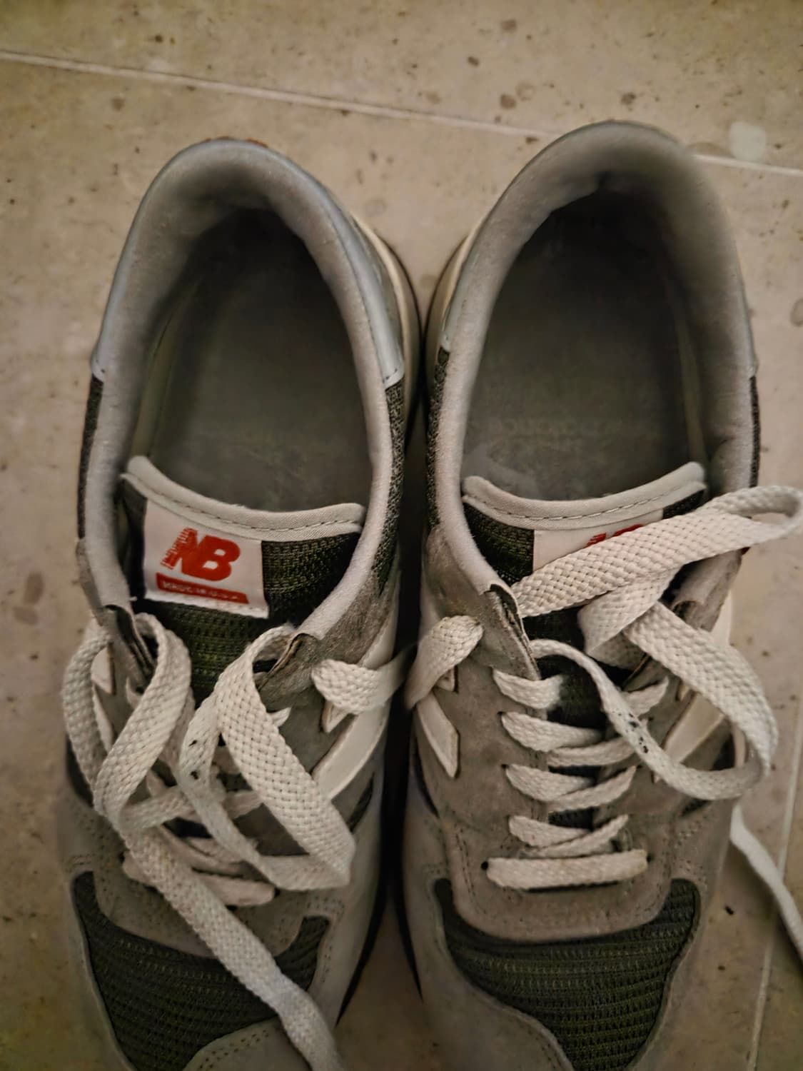 뉴발란스990v1 그레이 레드탭 265 상품이미지4