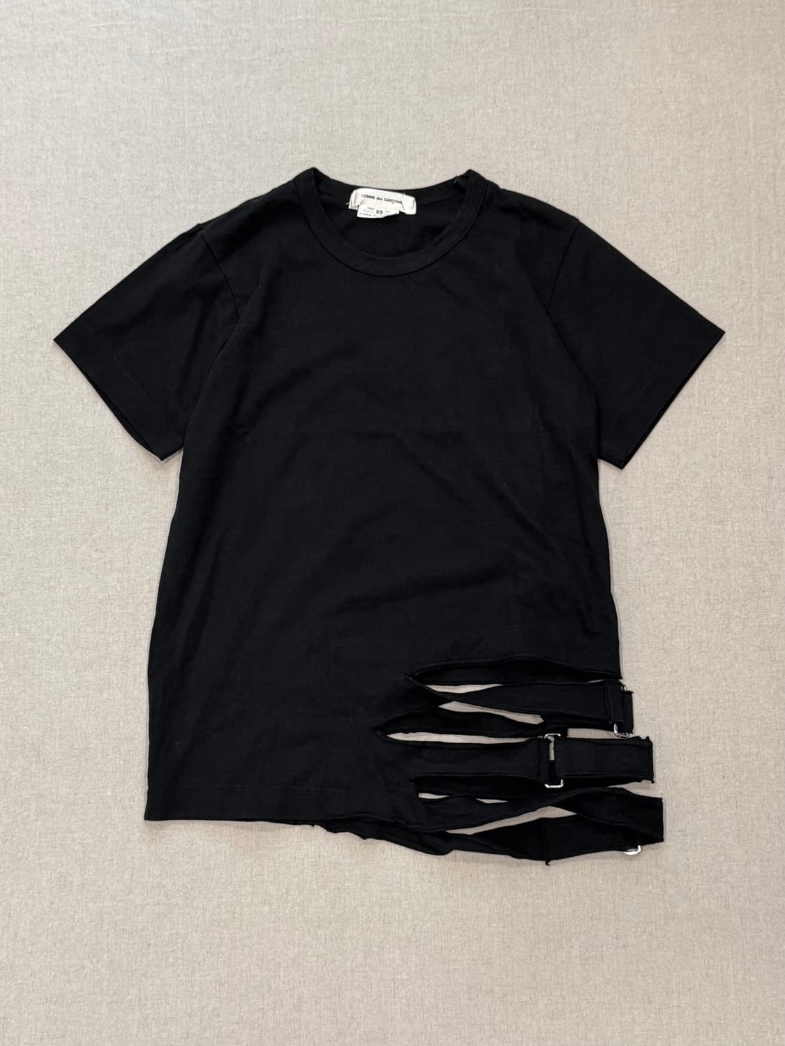 꼼데가르송 16ss 비대칭 벨티드 티셔츠 상품이미지1