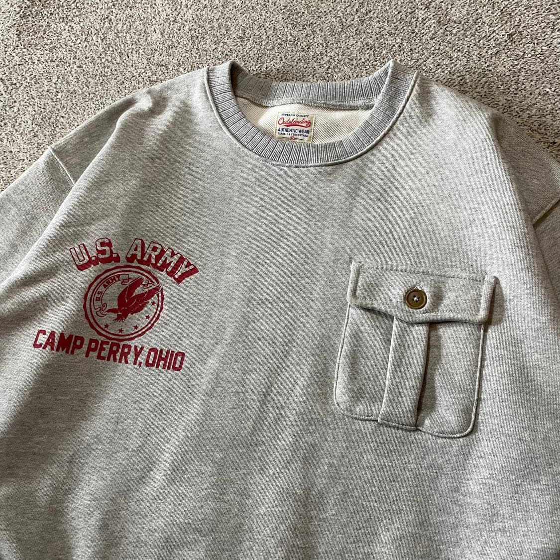 아웃스탠딩 포켓 맨투맨 상품이미지2