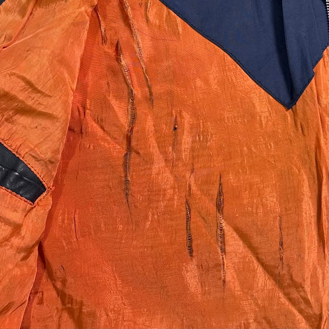 VTG 레더 패치 플라이트 자켓 상품이미지7