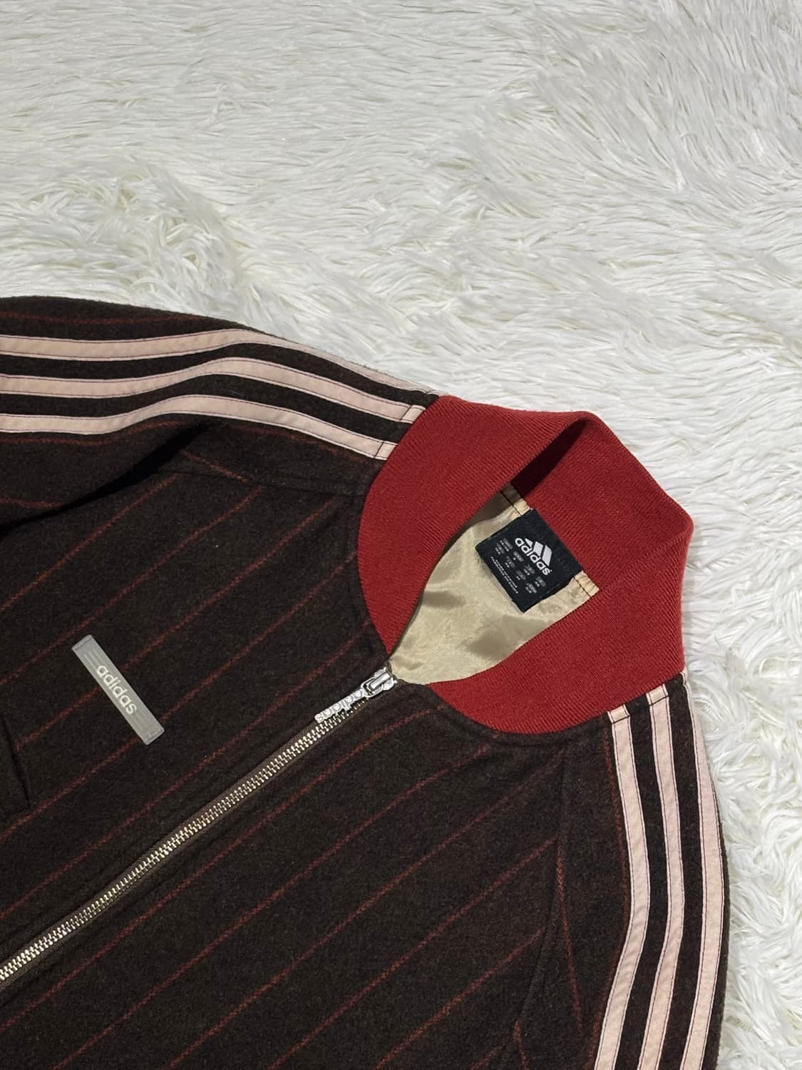 아디다스 00‘s 스트라이프 울 빅로고 트랙 자켓 상품이미지6