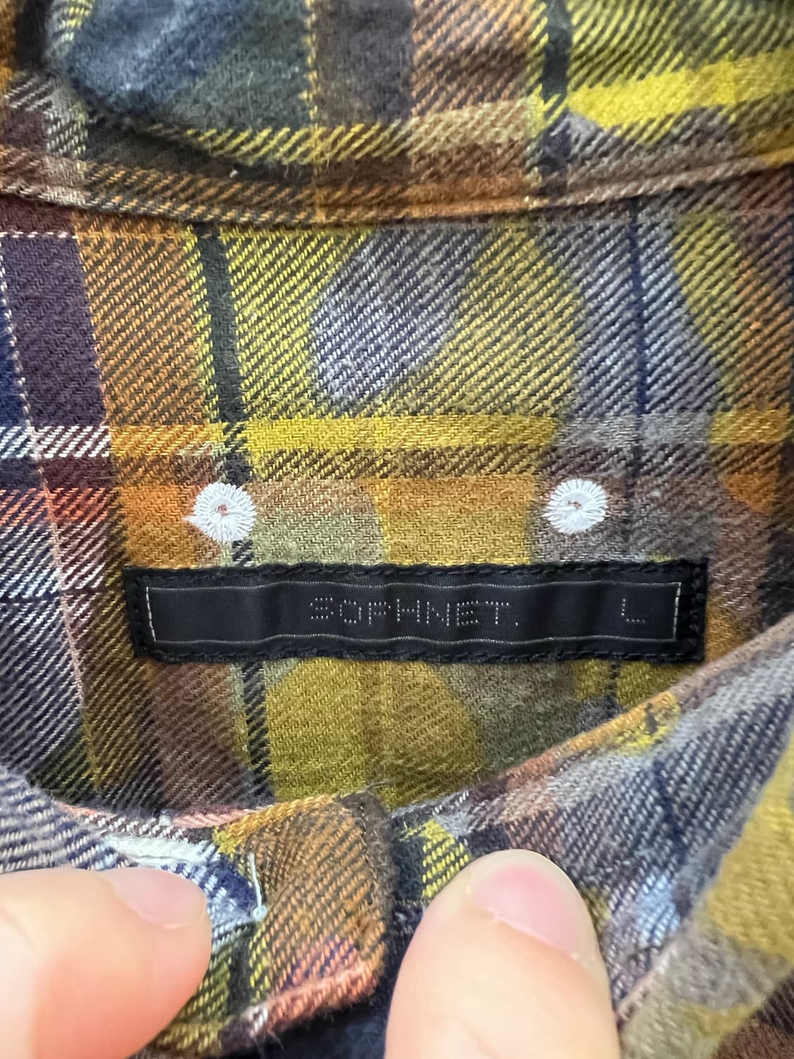 소프넷 플란넬셔츠 L 판매 상품이미지5