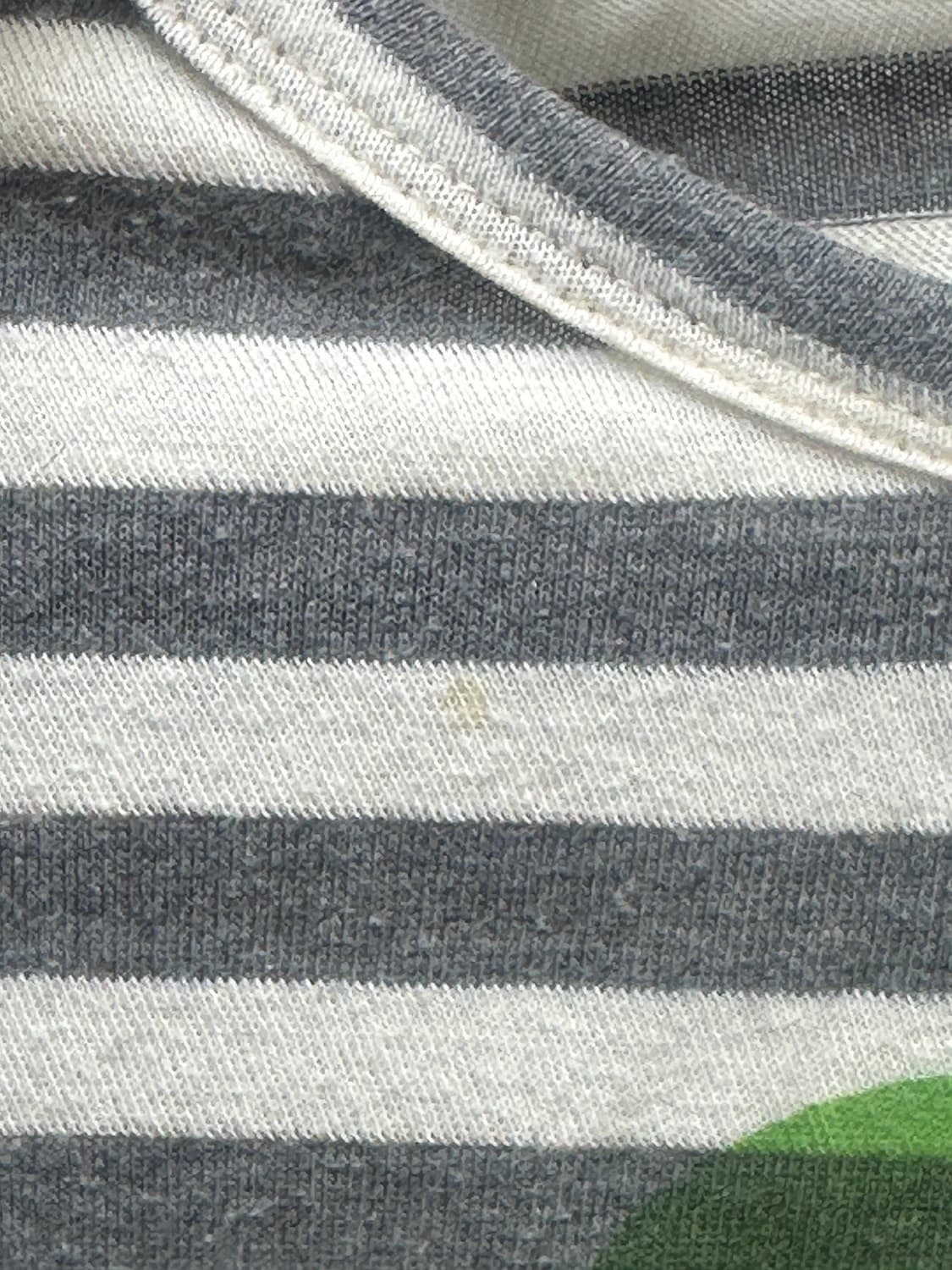 Ticketing Stripe Border Tee 1/2 Grey 상품이미지3