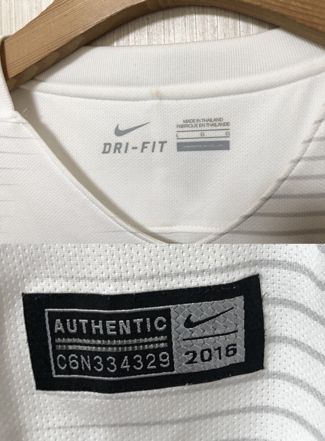 나이키국대 국대KOREA 16-18 대한민국축구국대 어웨이유니폼/져지 L 상품이미지4