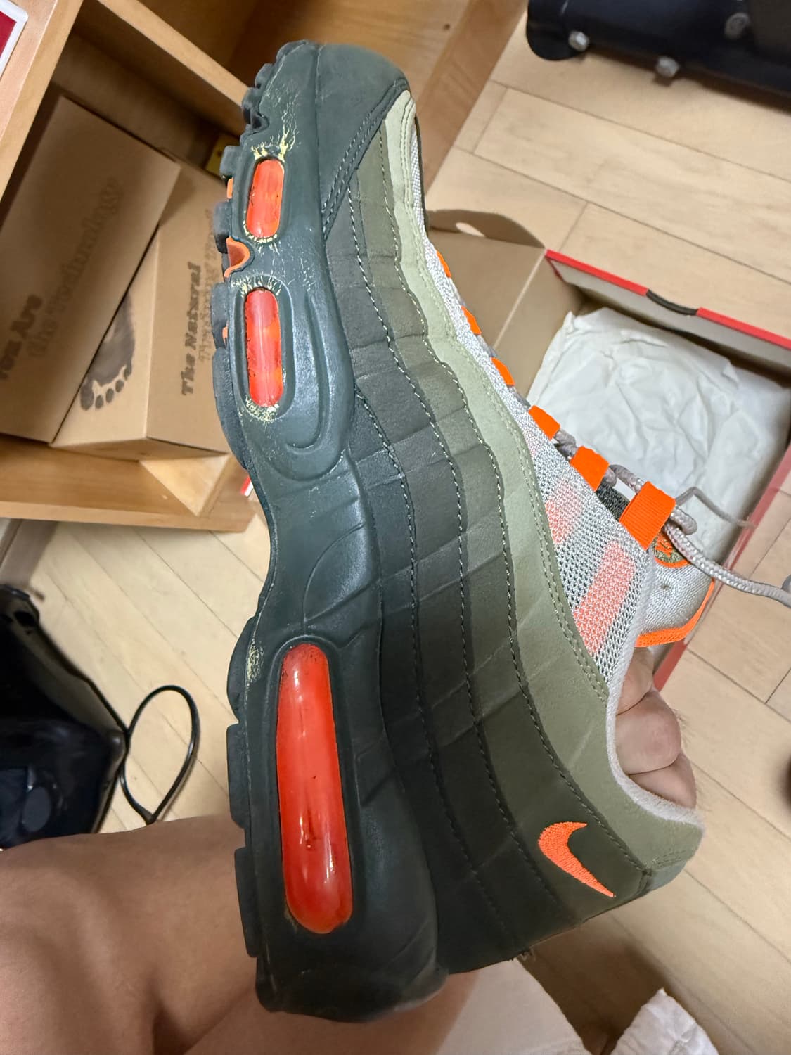 [275] 나이키 에어맥스 95 og 토탈 오렌지 상품이미지4