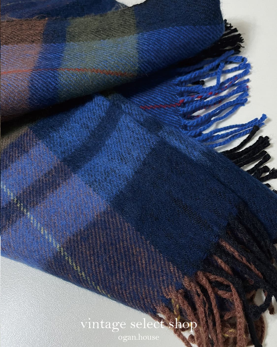 vintage lambs wool muffler 상품이미지2