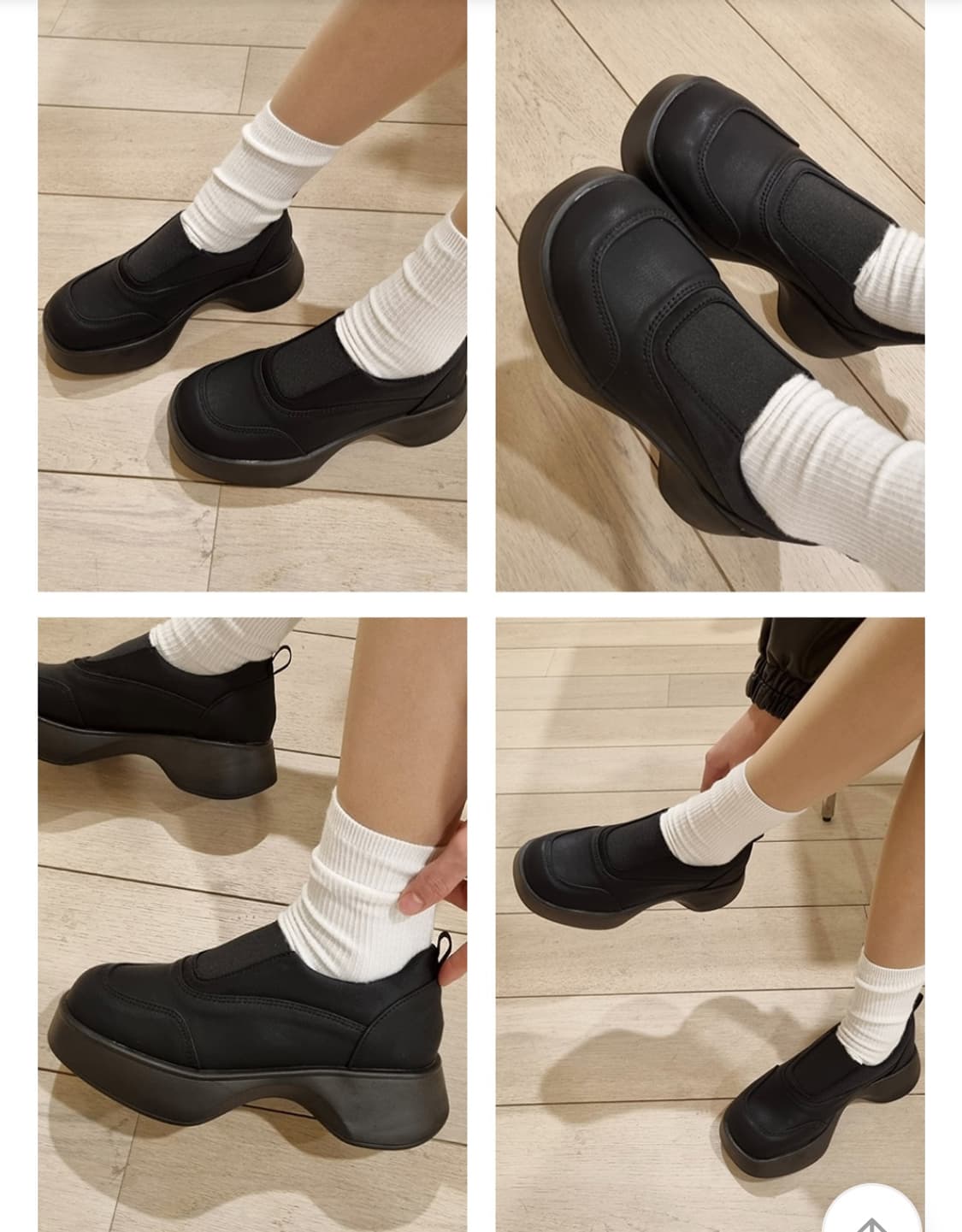 7cm 키높이 플랫폼 밴딩 통굽 운동화 상품이미지1