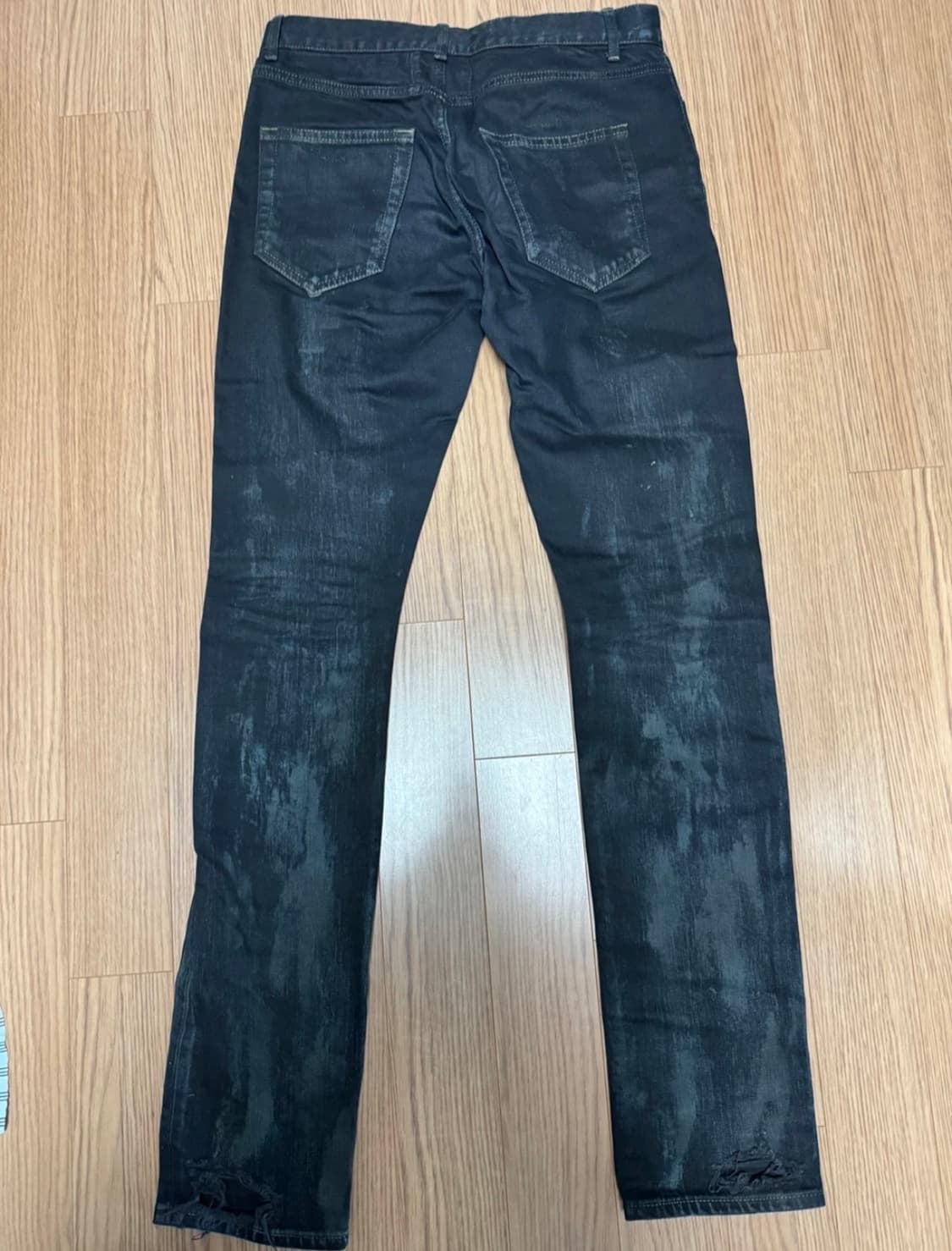 생로랑 2015 에디슬리먼 오일 워싱 진 상품이미지2