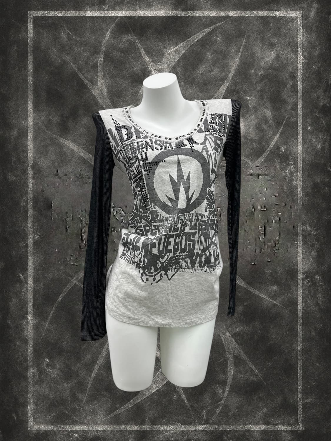 'LIBERTALIA' glitter printing t-shirt 상품이미지2
