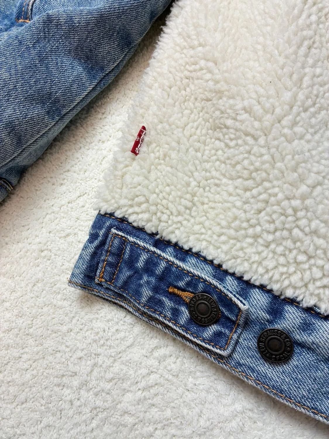 리바이스 00's 프리미엄 드리즐러 쉐르파 데님 자켓 PN5732 상품이미지7