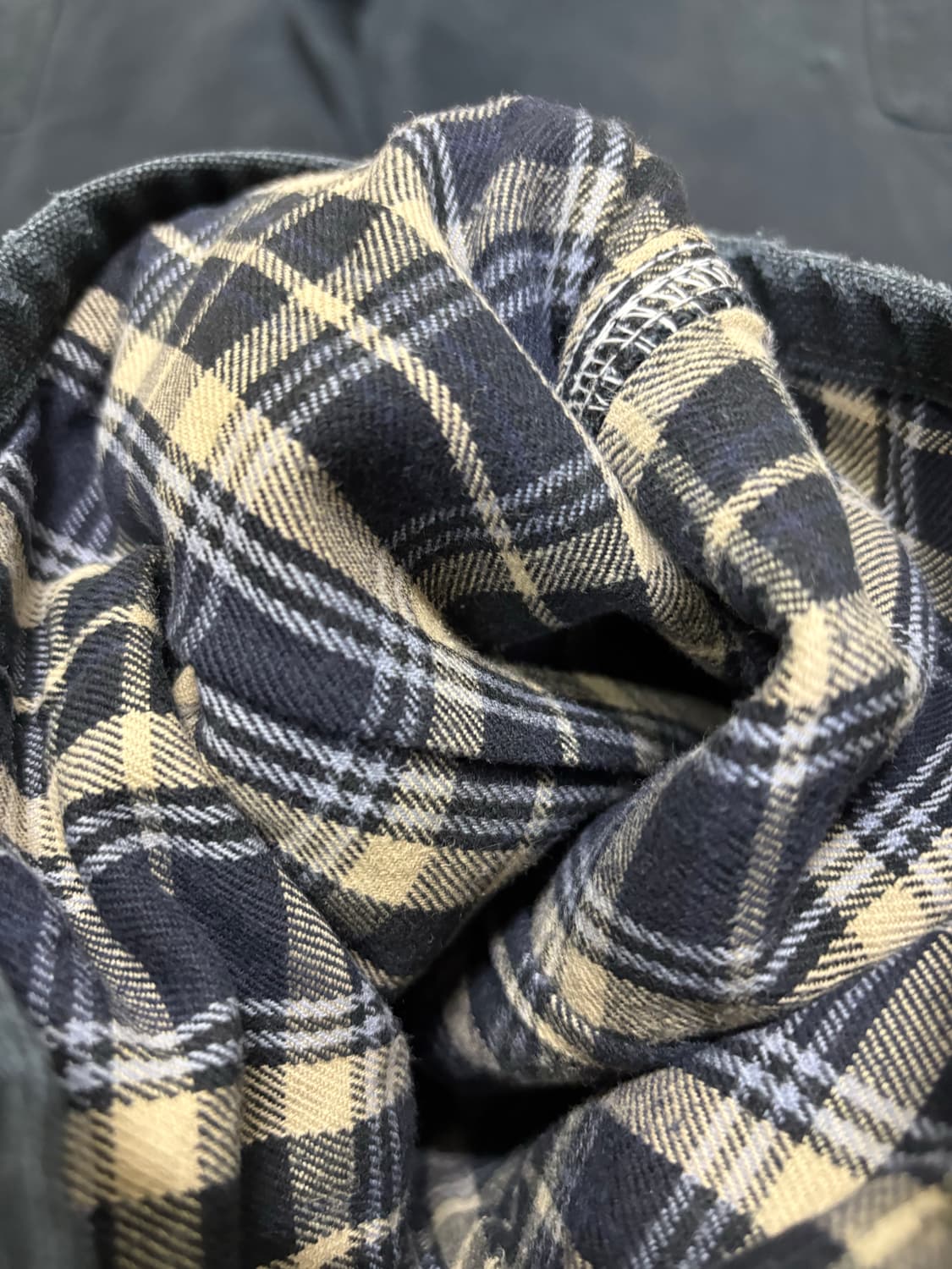 빈티지 칼하트 더블니 플란넬 라인드 블랙 상품이미지9