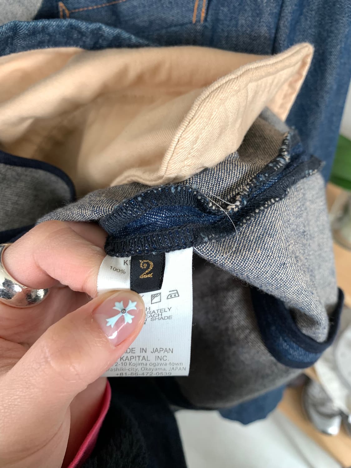 Kapital 캐피탈 데님 더블 블레이저 자켓 상품이미지5