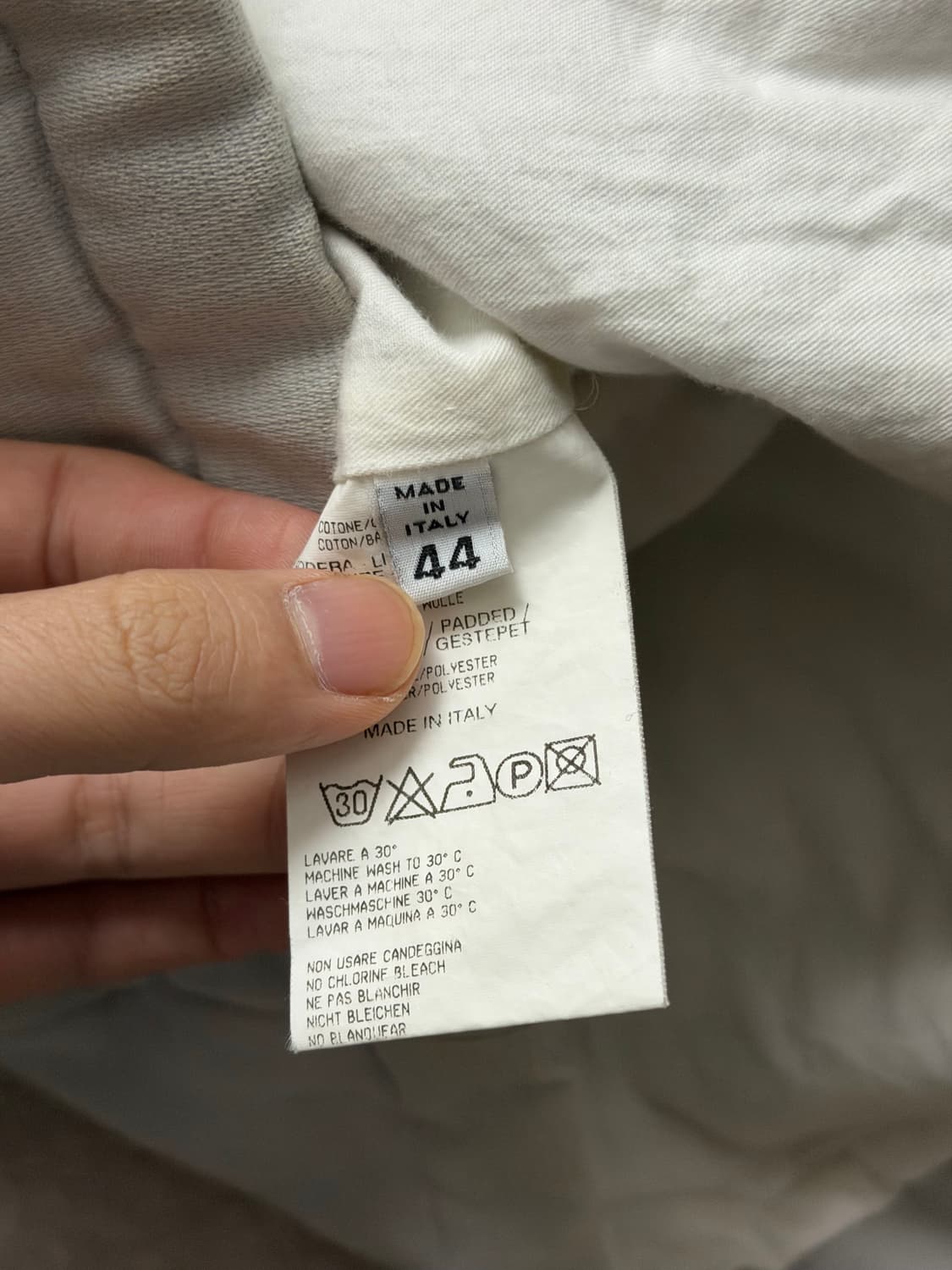 마르지엘라 비대칭 코튼 자켓 상품이미지7