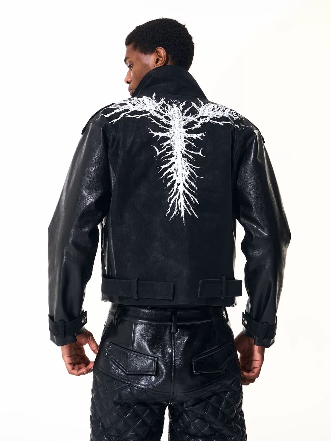 Opium Blackroot Shear Leather Jacket 상품이미지3