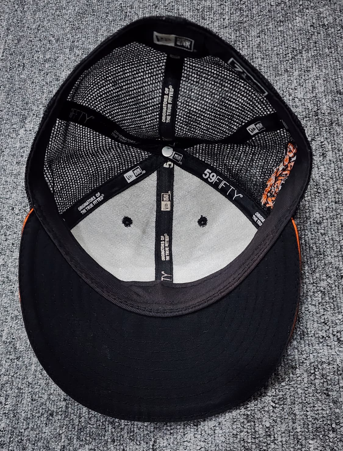 뉴에라 롯데 자이언츠 매쉬 볼캡 트러커캡 모자 56.8 상품이미지6