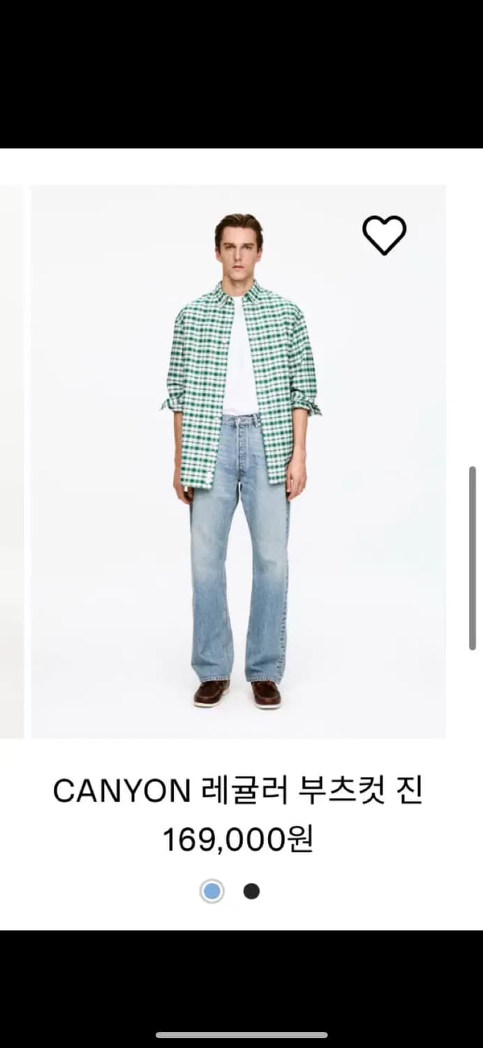 아르켓 CANYON 레귤러 부츠컷 진 30/32 라이트블루 상품이미지1