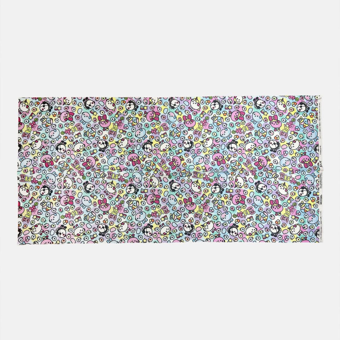 마메시바X캬리파뮤파뮤 패턴 패브릭 원단 상품이미지2