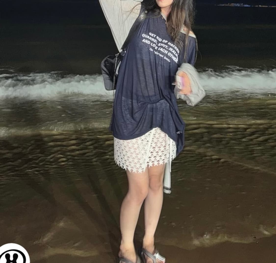 더미스테리어스호텔 스타 레이어드 랩스커트 상품이미지3