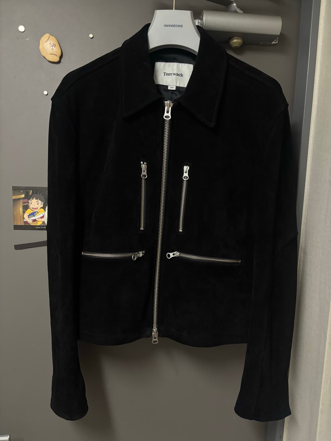 토니웩 스웨이드 자켓 블랙 L 상품이미지1