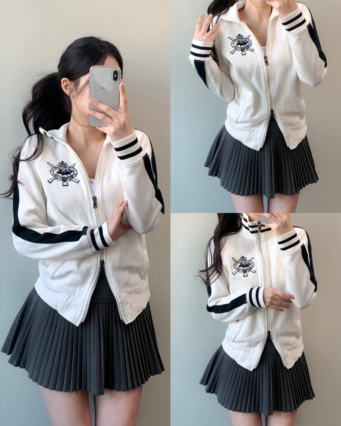 폴로 코튼 집업 상품이미지1