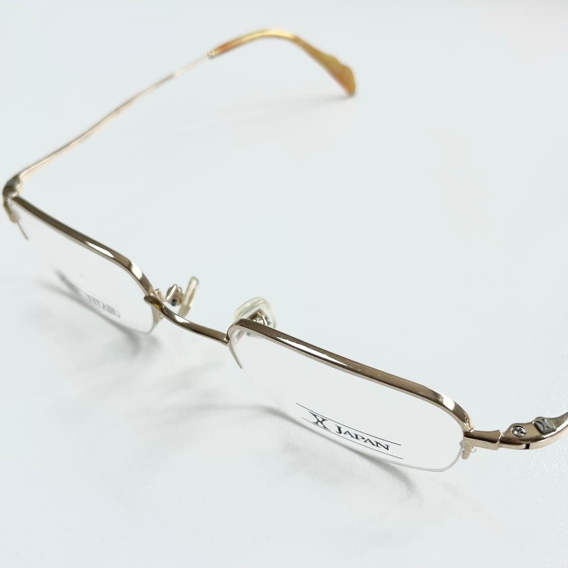 X-Japan 엑스제펜 사 빈티지 반무테 안경 상품이미지2