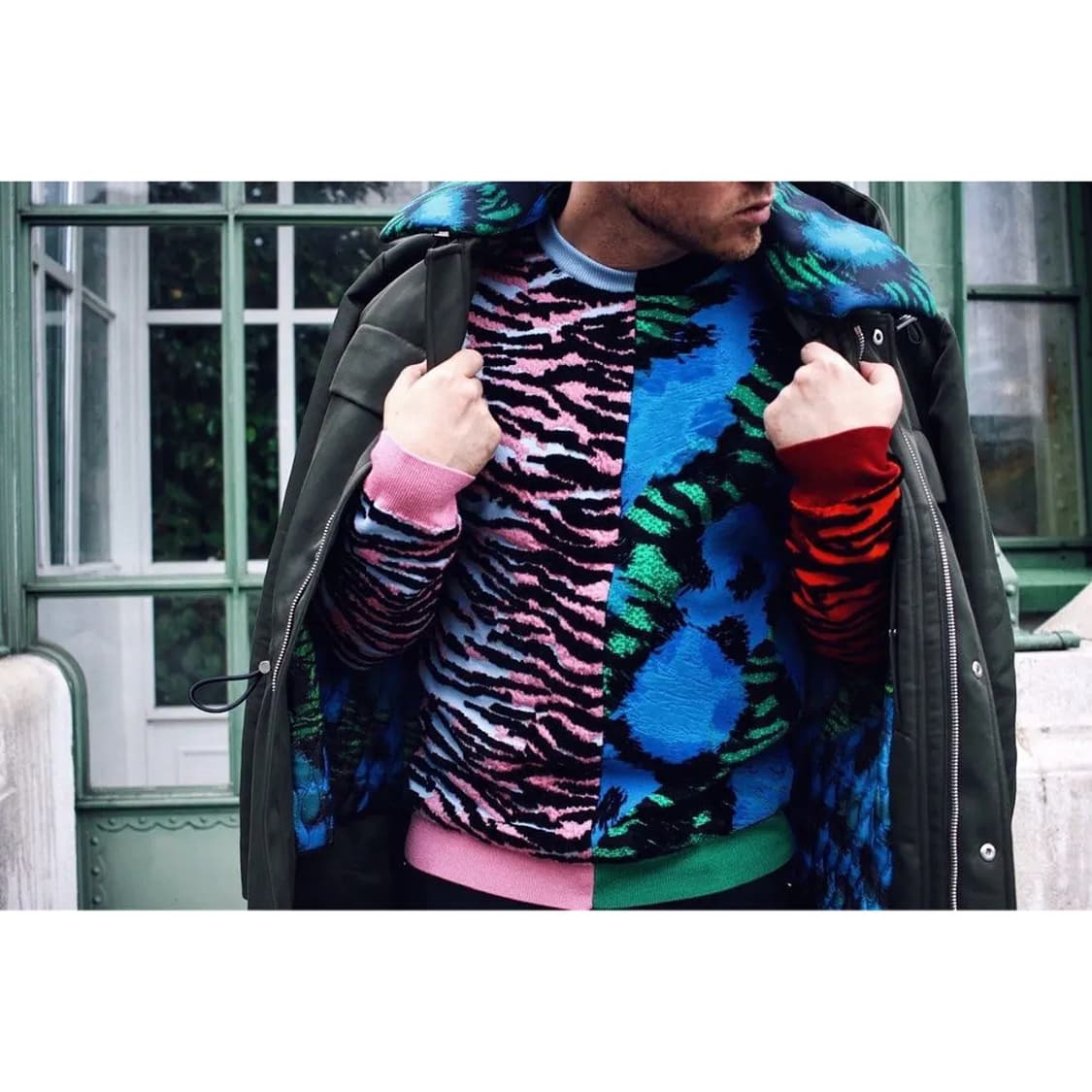 겐조 x H&M 멀티컬러 패턴 니트 [새상품] 상품이미지1