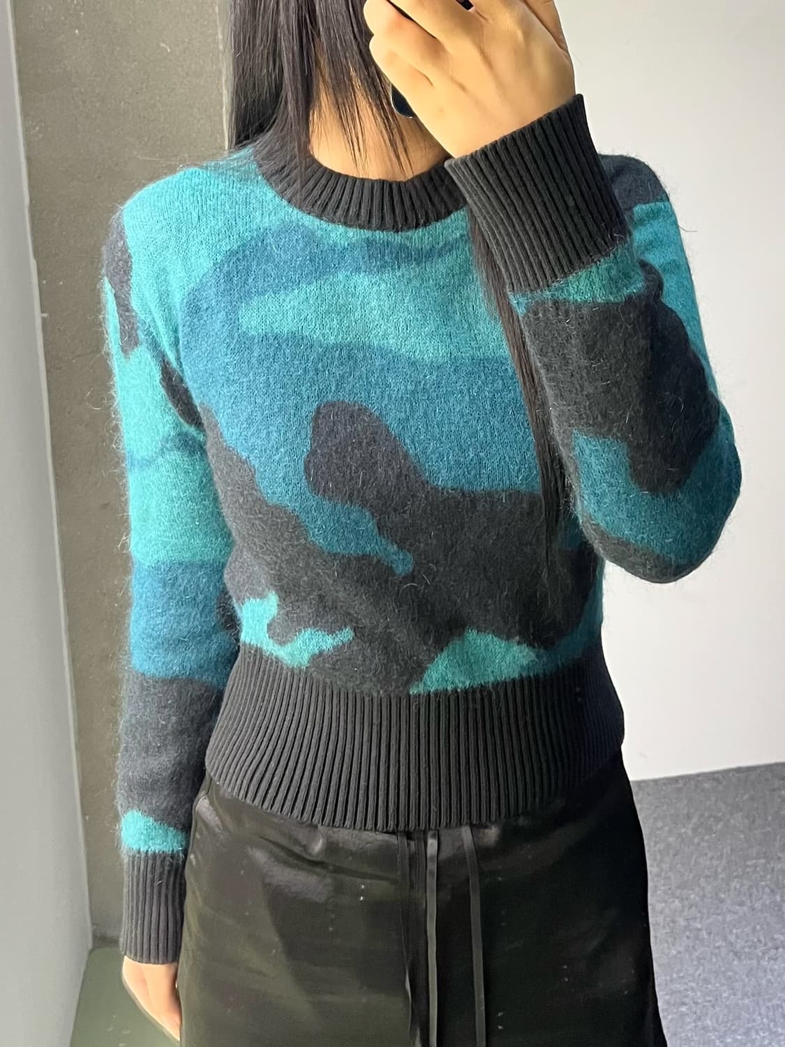 디젤 카모플라쥬 모헤어 니트 상품이미지2