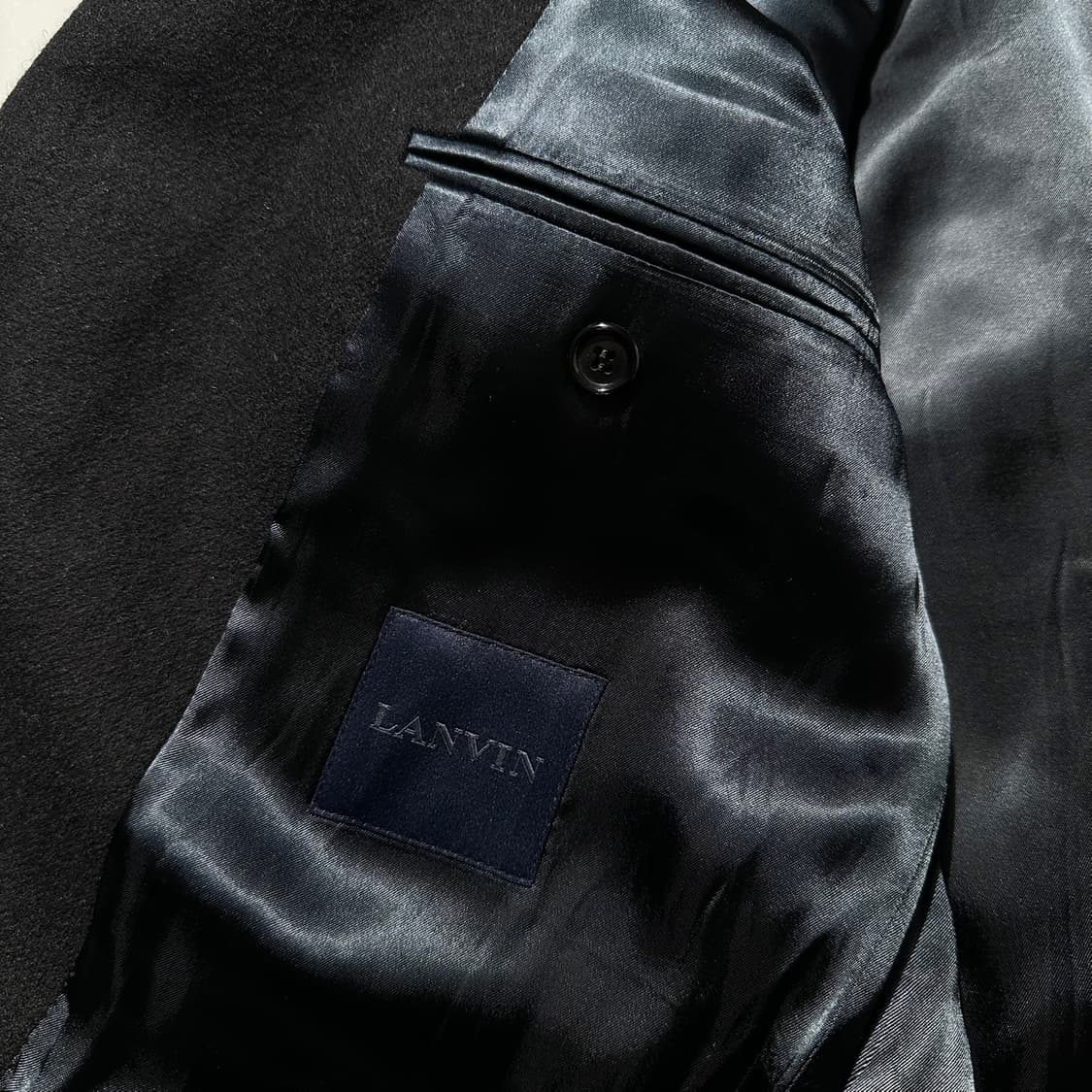 랑방 울 싱글 코트 블랙 상품이미지8