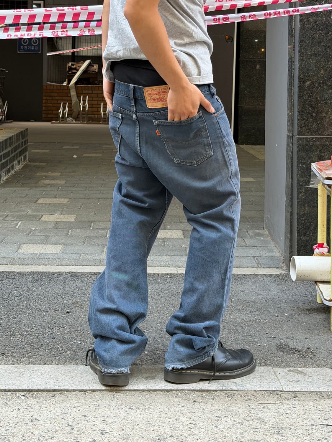 MADE IN USA 🇺🇸리바이스 507 부츠컷 오렌지탭 상품이미지2