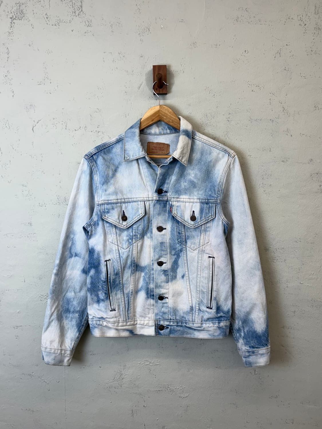 리바이스 90s 빈티지 스컬 큐빅 데님 트러커 자켓 상품이미지2