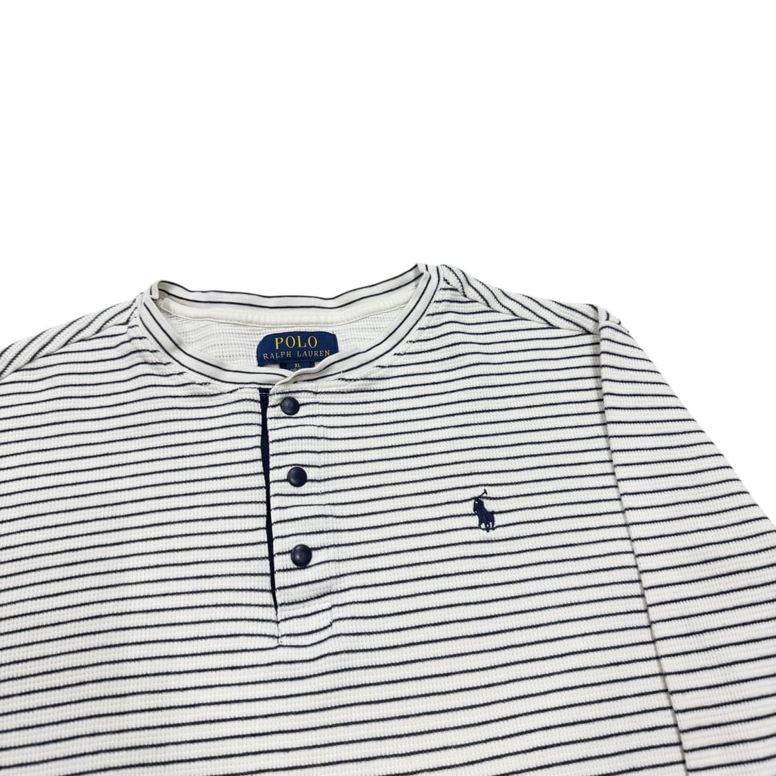 폴로 랄프로렌 헨리넥 버튼 스트라이프 긴팔티 XL 상품이미지2