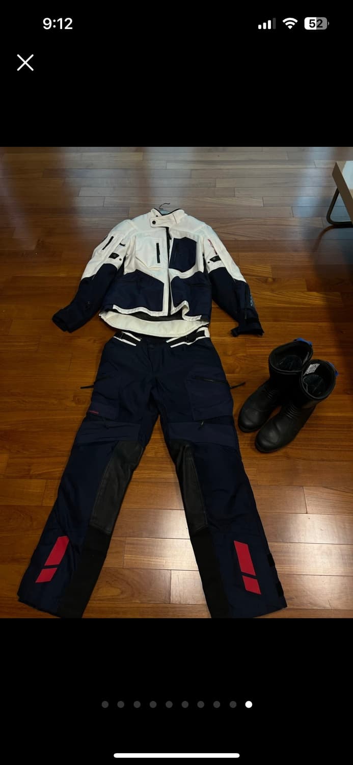 BMW 모토라드 라이딩 자켓 52 바지 세트 (부츠도 드려요) 상품이미지10