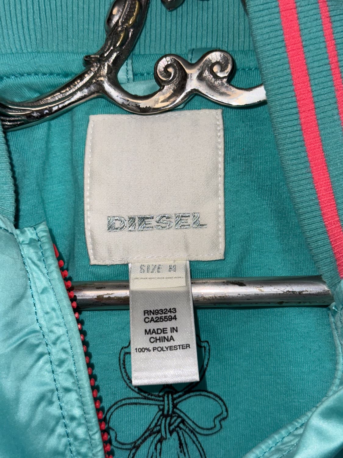 DIESEL sky blue windbreaker blouson 상품이미지6