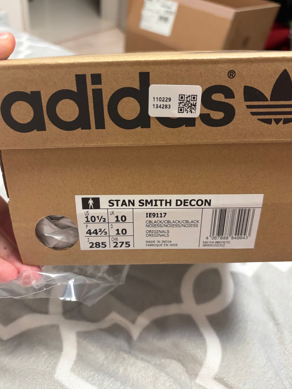 [285]아디다스 스탠 스미스 데콘 코어 블랙 상품이미지2