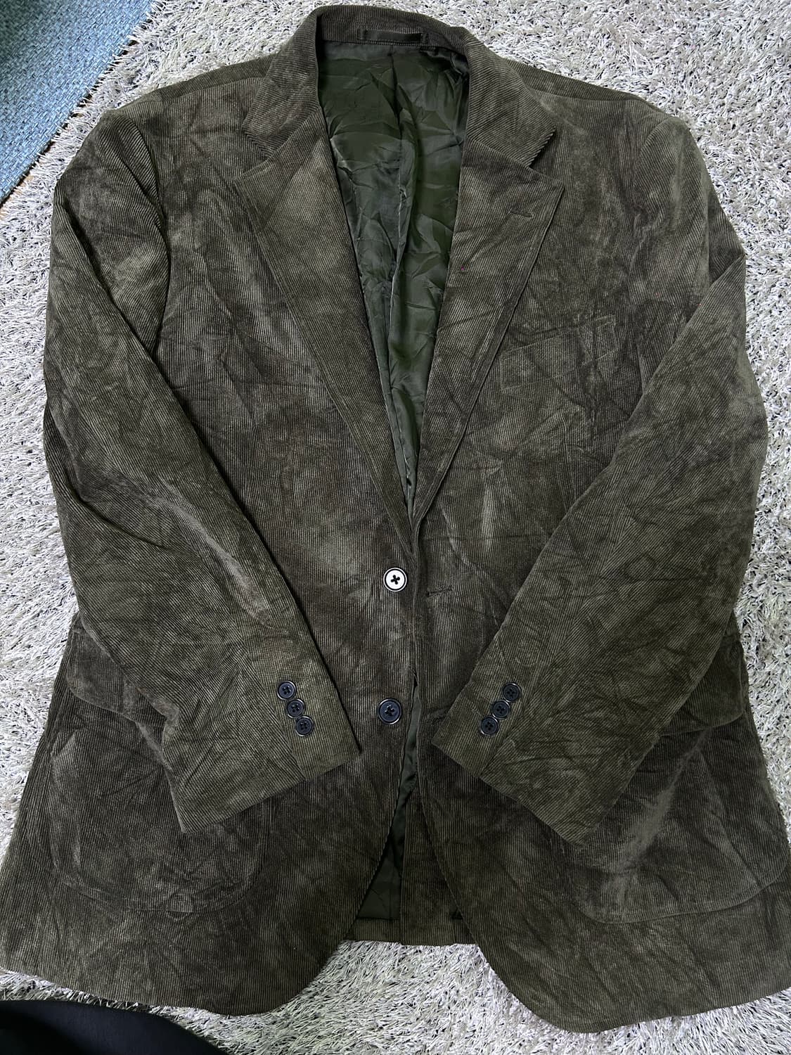 일본판 SAVOIA 코듀로이 블레이저 사이즈 105~110 상품이미지1