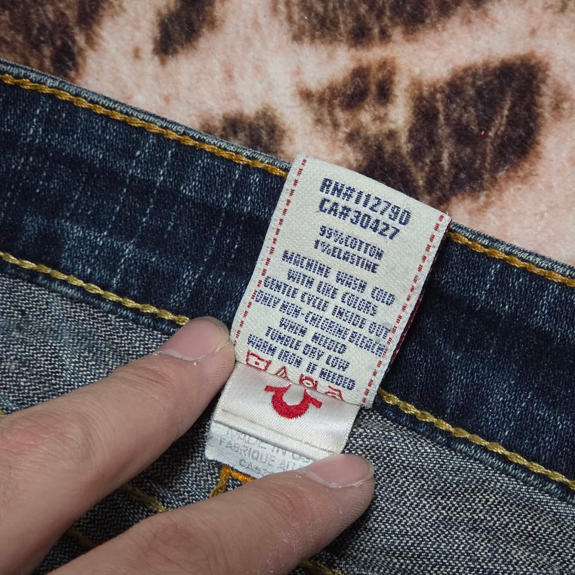 트루릴리전 베키 로우라이즈 데미지 데님 팬츠 상품이미지8