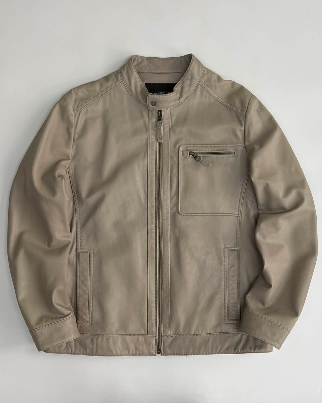 [110] 앤드류마크 램스킨 싱글 라이더 자켓 상품이미지1