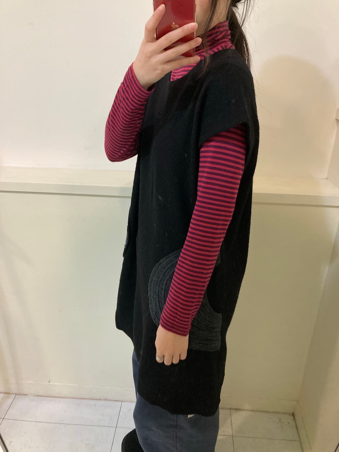 에스닉 블랙 니트 원피스 상품이미지9