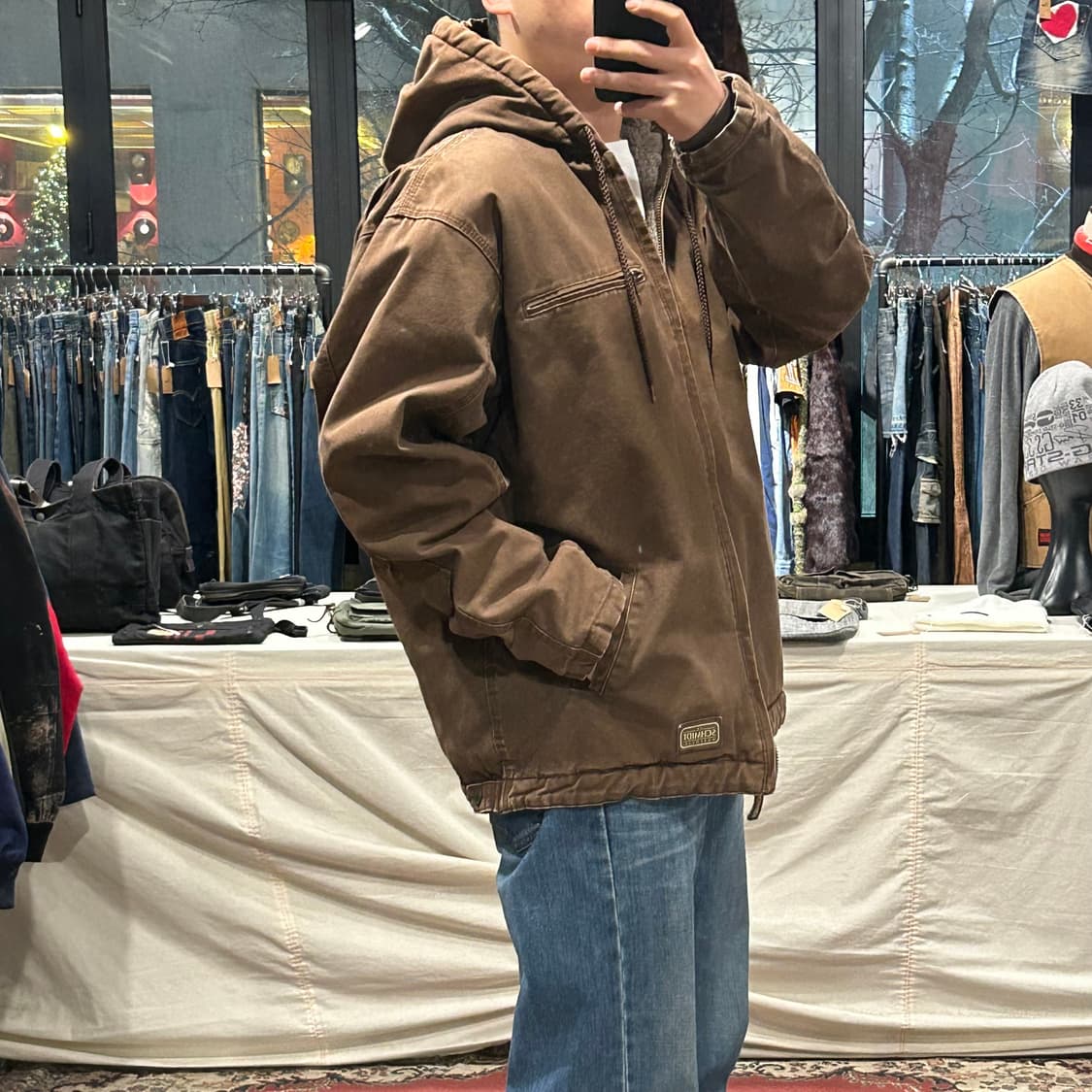 L) SCHMIDT 슈미트 워크웨어 액티브 자켓 브라운 상품이미지10