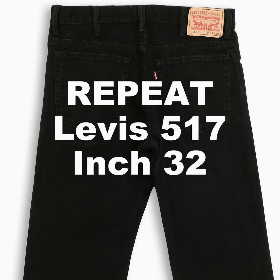 빈티지 리바이스 517 흑청 블랙진 32 인치 LV5173386 상품이미지1