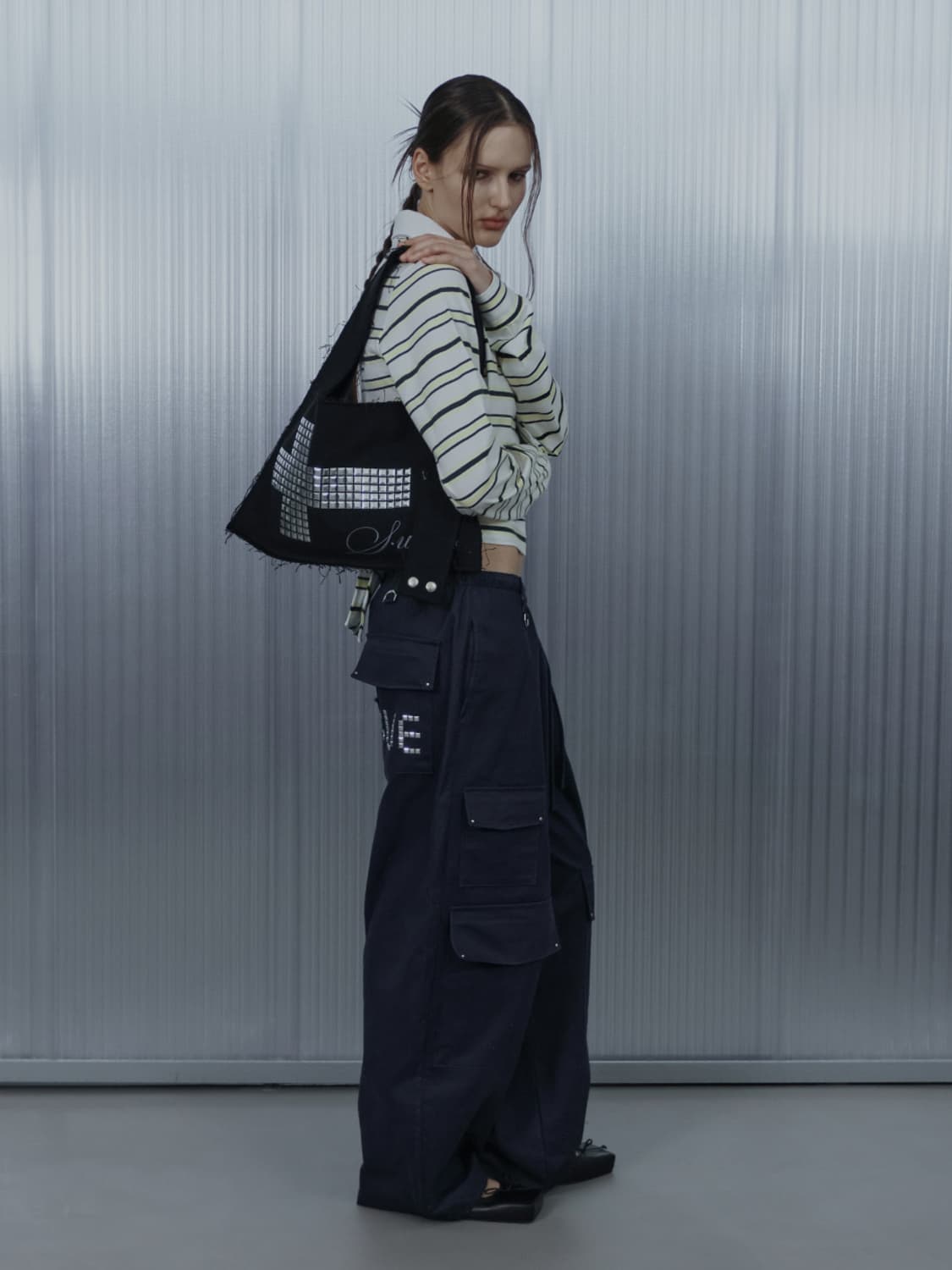 셋업이엑스이 TWO-WAY RAW CROSSBAG 상품이미지4