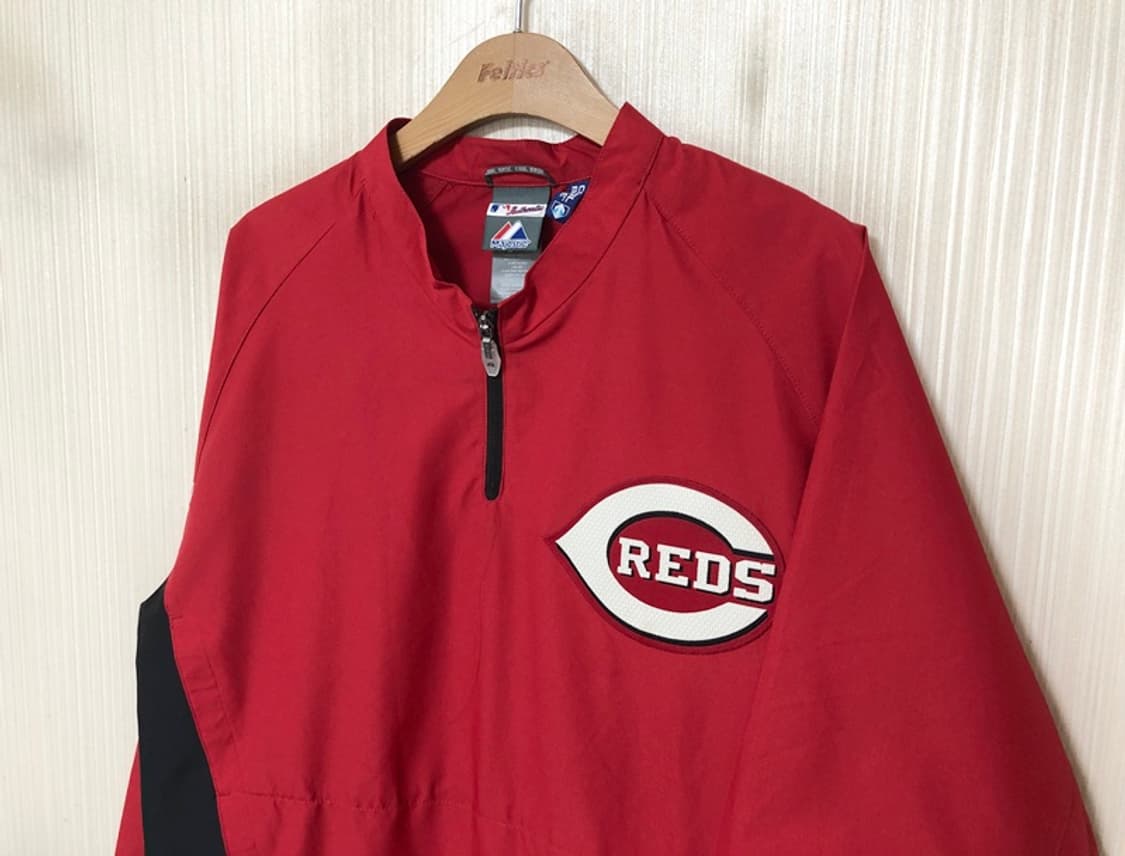 MLB 마제스틱 신시티네레즈 어센틱바람막이/웜업풀오버 S 상품이미지6