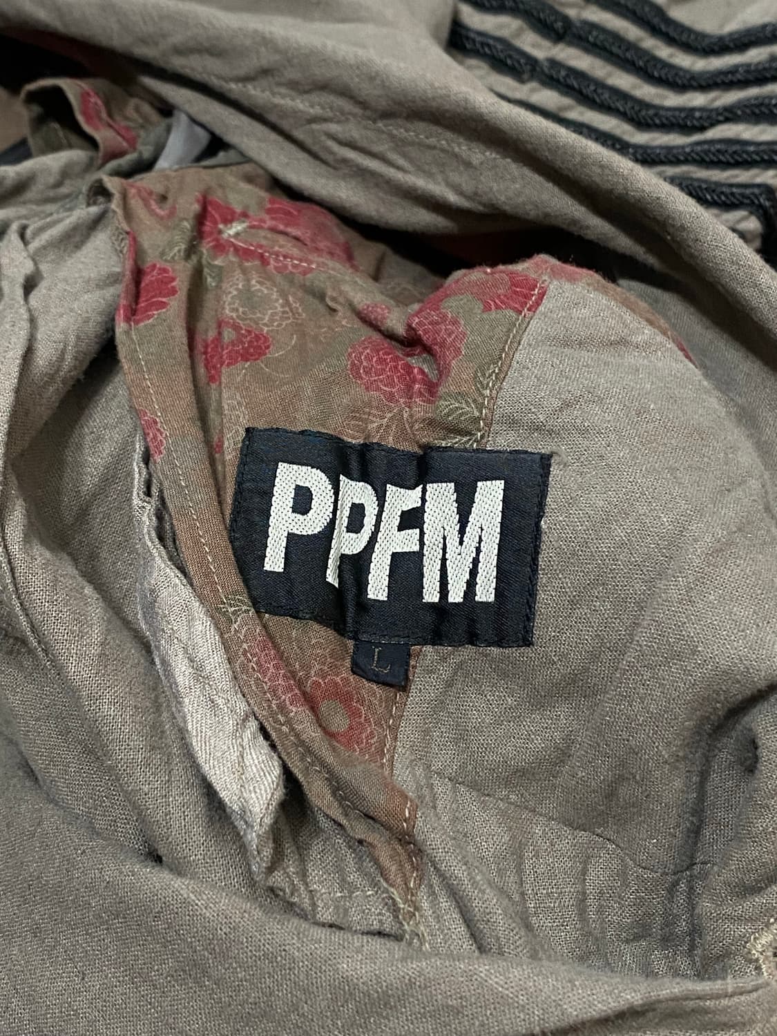 PPFM 비즈디테일 백프린팅 블레이저 상품이미지7