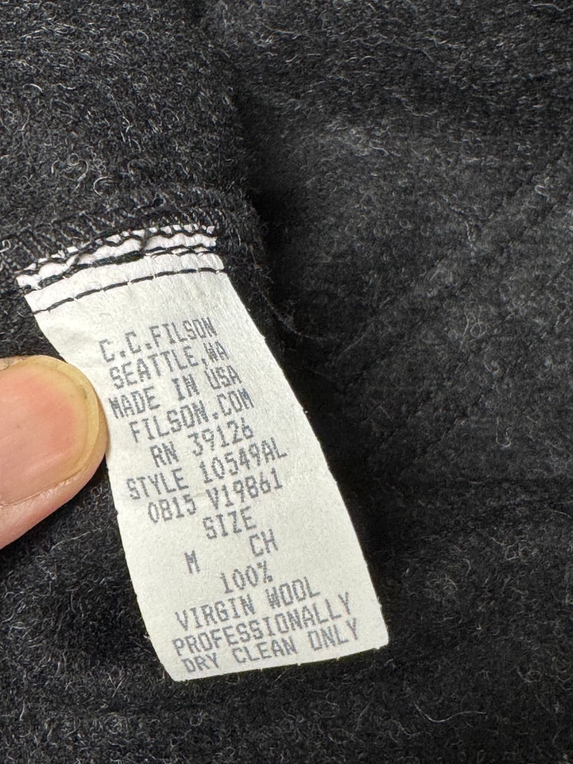 필슨 매키노 울 베스트 M 상품이미지6