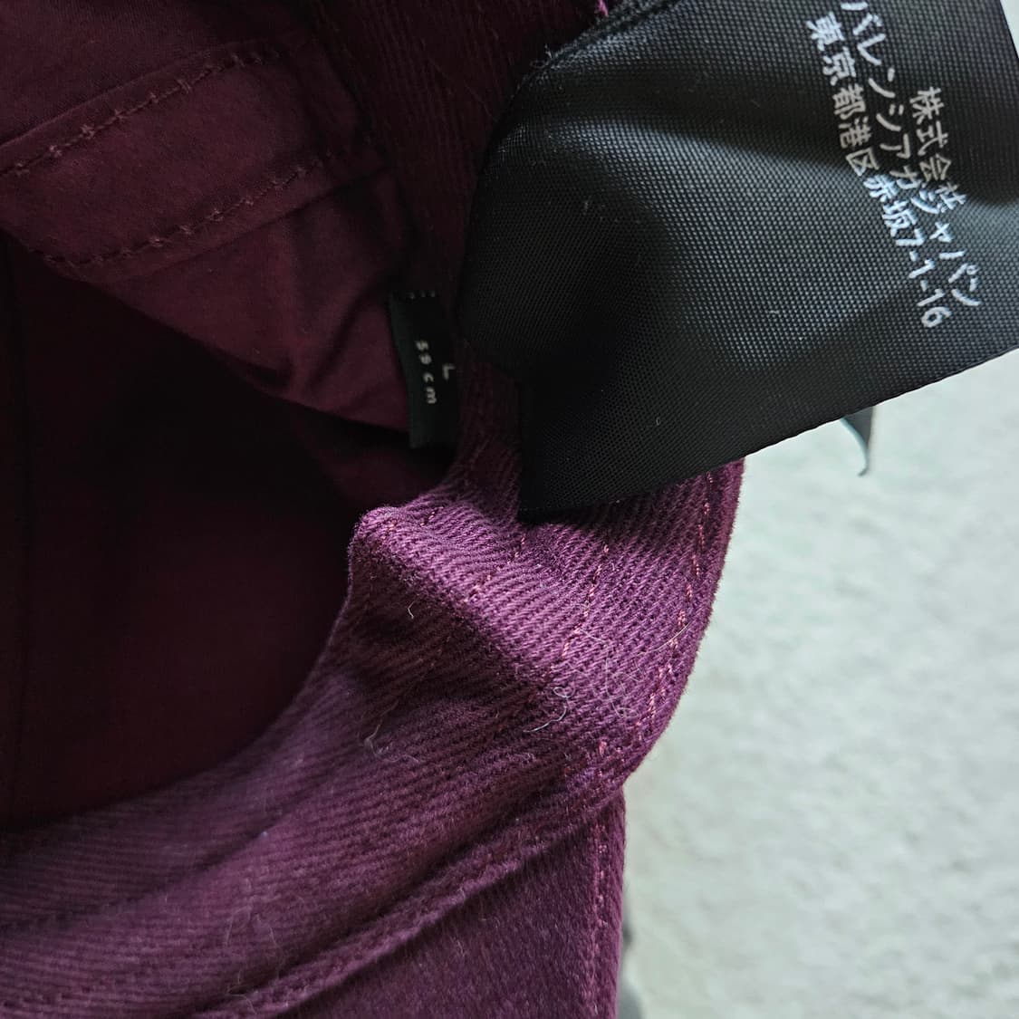 발렌시아가 로고 자수 클래식 볼캡  상품이미지5