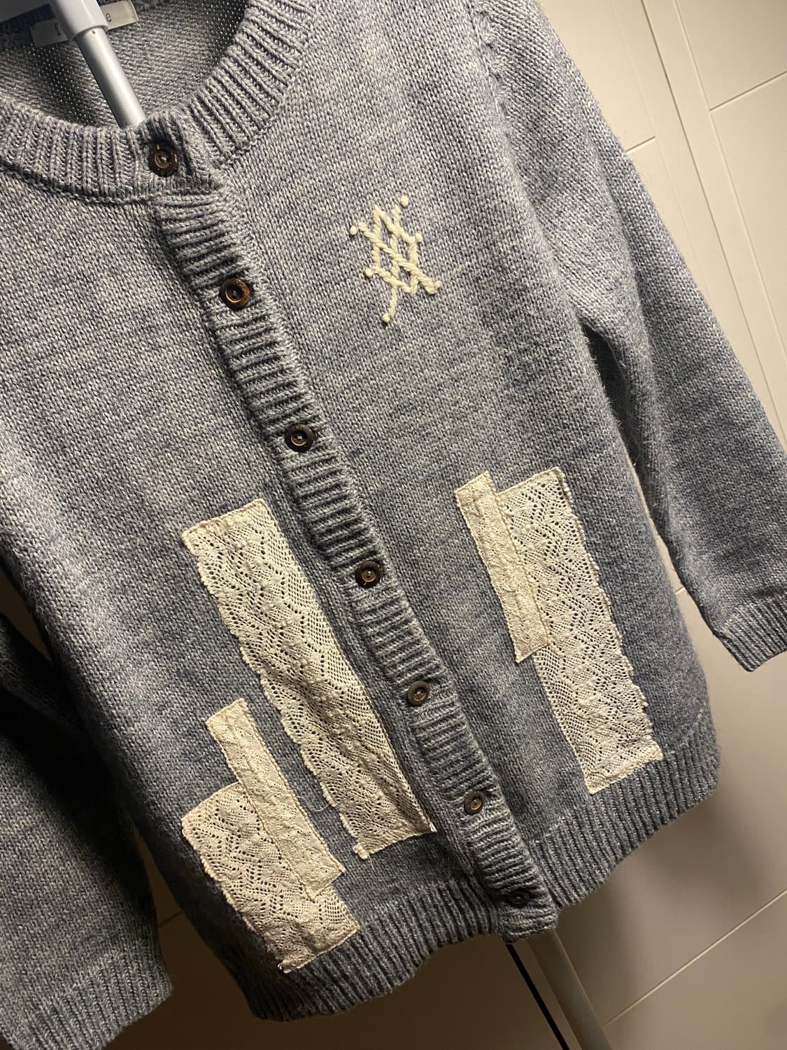 Fervente 회색 니트 가디건 M 상품이미지1