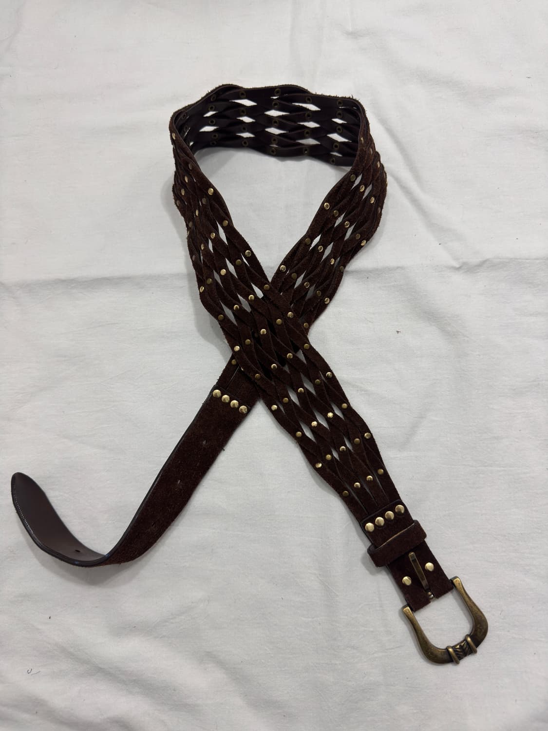 stud suede belt 상품이미지1