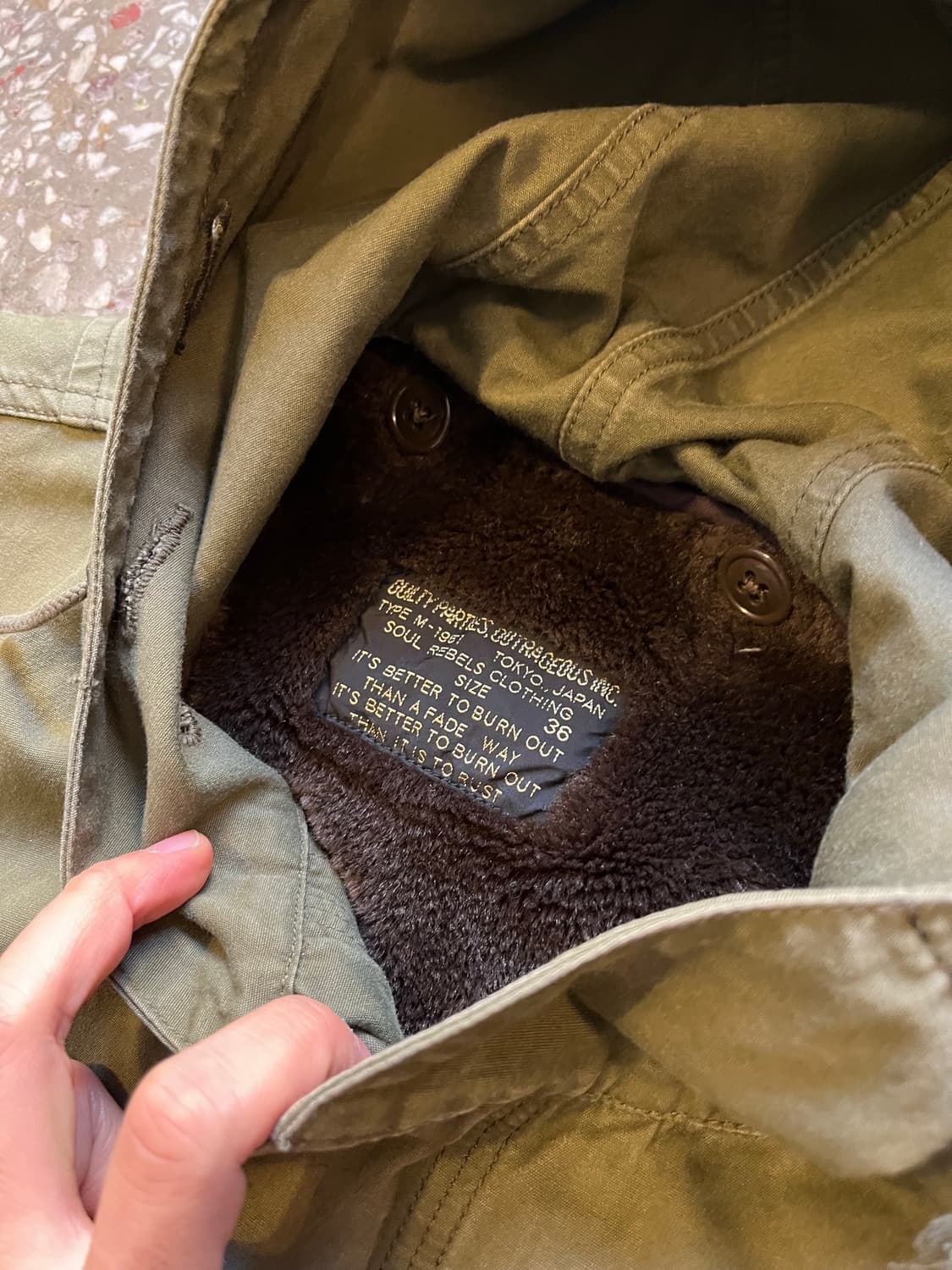 와코마리아 M-51 피쉬테일 파카 모즈코트 상품이미지6