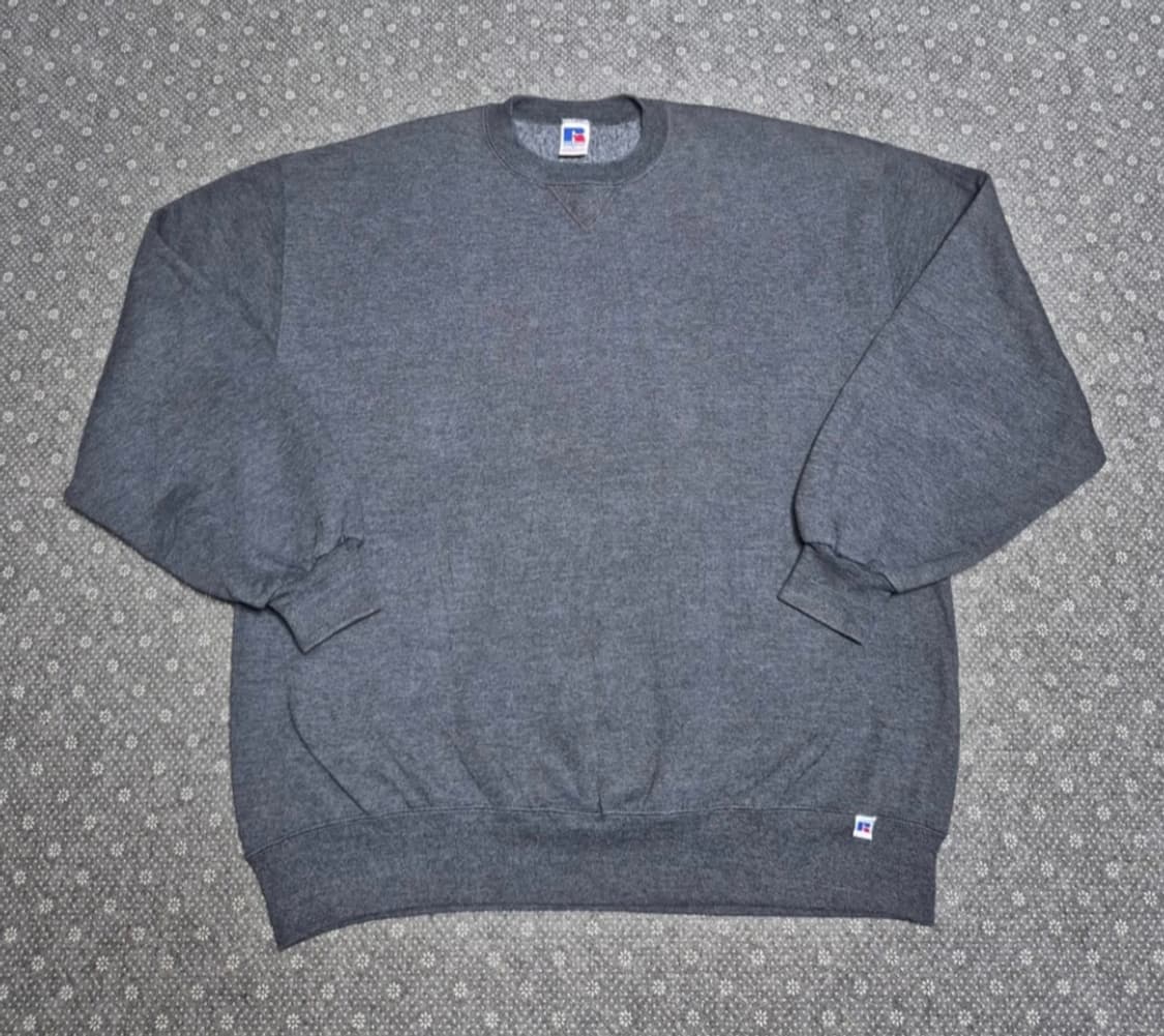 [XL] 90s US Made 러셀 다크그레이 스웻 -3 상품이미지1
